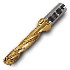TD170008518R01 5xD Gold Twist Drill Body-Universal Flat Shank - Best Tool & Supply