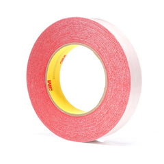 3M Double Coated Tape 9737R Red 24 mm × 55 m 3.5 mil - Best Tool & Supply