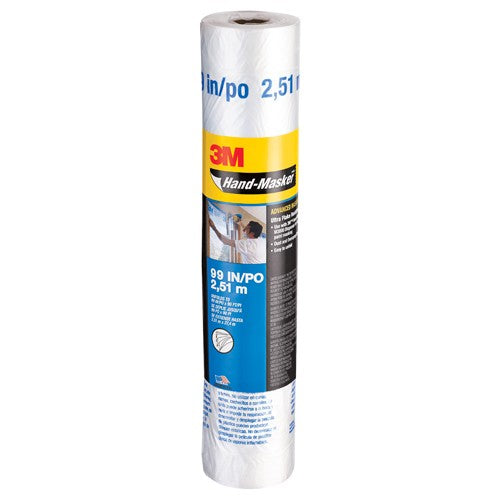 3M Hand-Masker Advanced Masking Film AMF99 99″ × 90 ft x .35 mil (2.51 m × 27.4 m x .00889 mm) - Best Tool & Supply