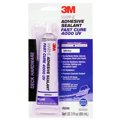 3M Marine Adhesive Sealant 4000 UV Pn05280 White 3 oz Tube - Best Tool & Supply