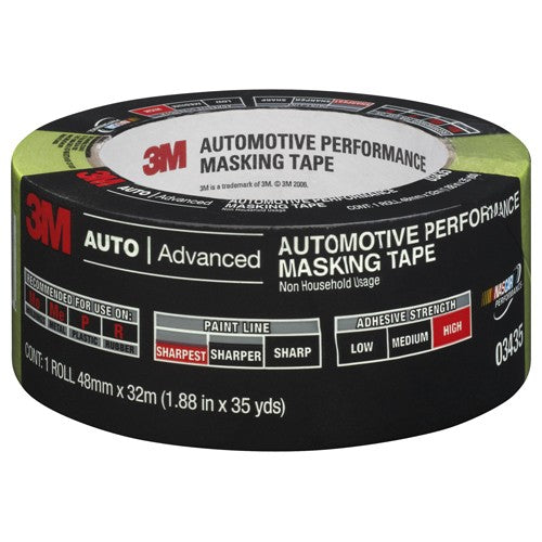 3M Automotive Performance Masking Tape 03435 48 mm × 32 m - Best Tool & Supply