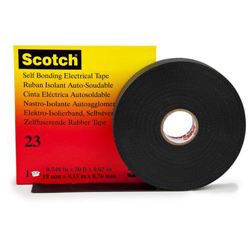 ‎3/4 in × 30 ft Scotch® 23 Electrical Tape - 19 mm × 9 Alt Mfg # 15025 - Best Tool & Supply