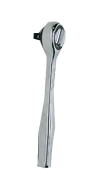 5-1/4" OAL - 1/4'' Drive - Round Head - Heavy Duty Reversible Ratchet - Plain Handle - Best Tool & Supply