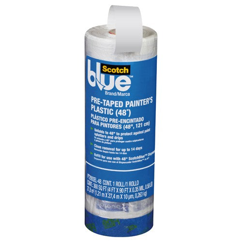 ‎3M ScotchBlue Tape + Plastic PT2093EL-48 - Best Tool & Supply