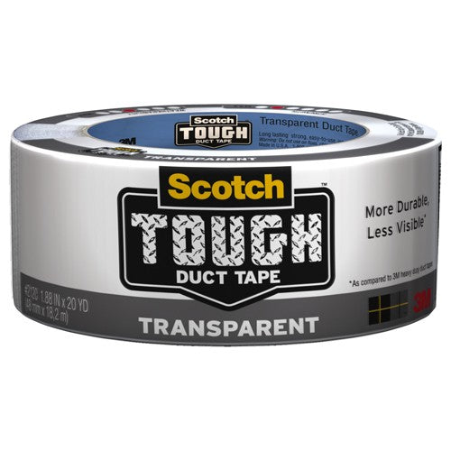 1.88 in × 20 yd (48 mm × 18,2 m) 6 Scotch(R) Tough Transparent Duct Alt Mfg # 98011 - Best Tool & Supply