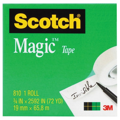 Scotch Magic Tape 810 3/4″ × 2592″ Boxed - Best Tool & Supply