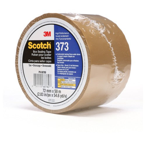 Scotch Box Sealing Tape 373 Tan 72 mm × 50 m - Best Tool & Supply