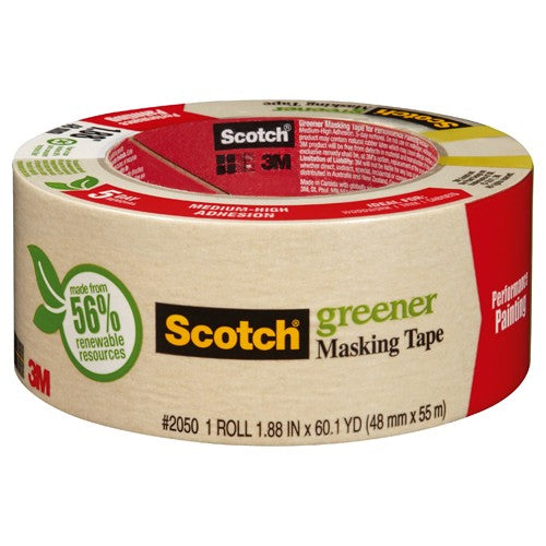 ‎Scotch General Purpose Masking Tape 2050-48MP 1.88″ × 60.1 yd (48mm × 55m) - Best Tool & Supply