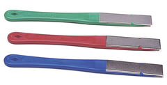 2-1/2 x 3/4" - X-Fine; Fine; Coarse Grits - Rectangular Dia-Sharp Mini Hone Sharpener - Best Tool & Supply