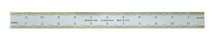 #599-9400-2404-1 - 24'' - 4R Graduation - Chrome - Combination Square Blade - Best Tool & Supply