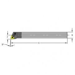 A16S MWLNR4 Steel Boring Bar w/Coolant - Best Tool & Supply