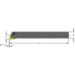 A20U MWLNL4 Steel Boring Bar w/Coolant - Best Tool & Supply