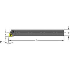 A20S MWLNL4 Steel Boring Bar w/Coolant - Best Tool & Supply