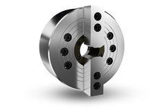 Auto Strong NT-200 Series 2-jaw through-hole power chuck (adapter excluded) - Part # NT-212 - Exact Industrial Supply