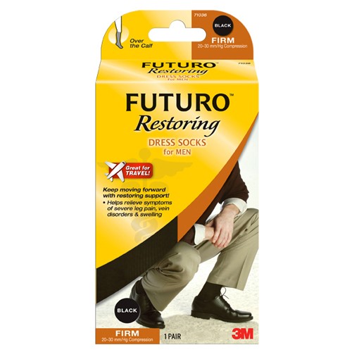 71036BLEN FUTURO™ Dress Socks for MenBlack Alt Mfg # 20115 - Best Tool & Supply