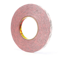 3M Double Coated Tape 469 Red 1/2″ × 60 yd 5.5 mil - Best Tool & Supply