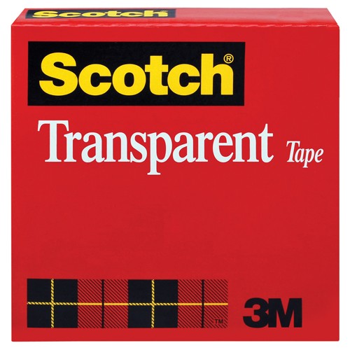 Scotch Transparent Tape 600 1/2″ × 2592″ (12 7 × 65 8 m) - Best Tool & Supply