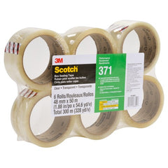 Scotch Box Sealing Tape 371 Clear 48 mm × 50 m - Best Tool & Supply