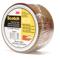 Scotch Printed Message Box Sealing Tape 3732 Tan 48 mm × 50 m - Best Tool & Supply