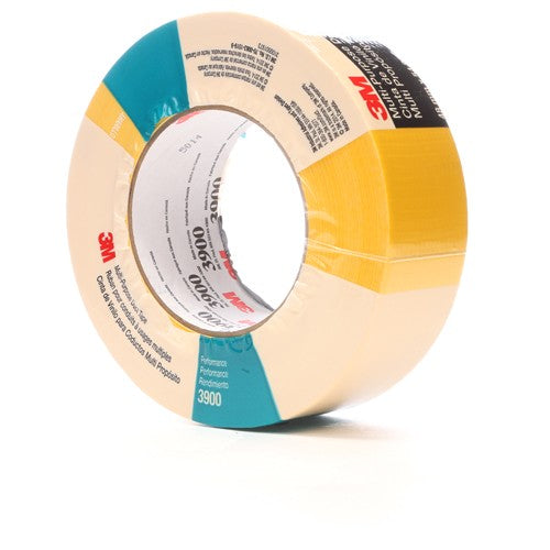 3M Multi-Purpose Duct Tape 3900 Yellow 48 mm × 54.8 m 8.1 mil Individually Wrapped - Best Tool & Supply