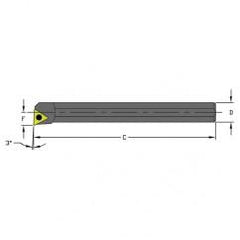 A12Q STUPL3 3/4" SH Indexable Coolant-Thru Boring Bar - Best Tool & Supply