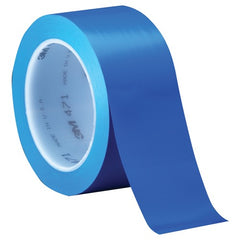 3M Vinyl Tape 471 Blue 1/4″ × 36 yd 5.2 mil Individually Wrapped Conveniently Packaged - Best Tool & Supply