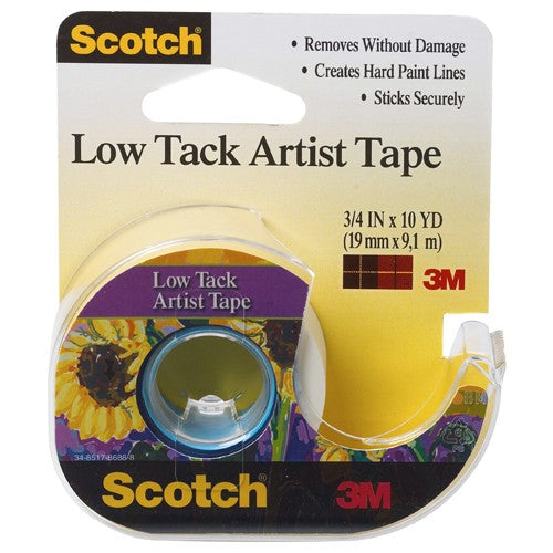 Scotch Artist Tape FA2020 3/4″ × 10 yd Low Tack - Best Tool & Supply