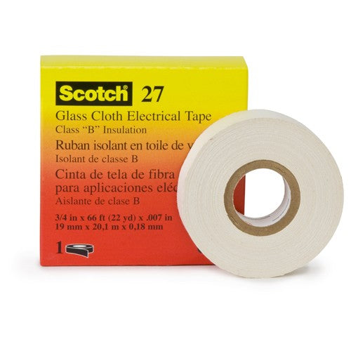 3M Glass Cloth Electrical Tape 27 1/2″ × 66 ft - Best Tool & Supply