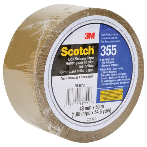 Scotch Box Sealing Tape 355 Tan 48 mm × 50 m - Best Tool & Supply