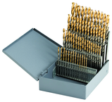 1/16 - 1/2 X 64Ths HSS Straight Shank Split Point Gold-P Drill Set (29Pcs) - Best Tool & Supply