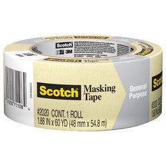 ‎Scotch Contractor Grade Masking Tape 2020-48MP 1.88″ × 60.1 yd (48mm × 55m) - Best Tool & Supply