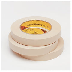 3M High Performance Masking Tape 232 Tan 12 mm × 55 m 6.3 mil - Best Tool & Supply