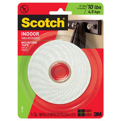 Scotch-Mount Indoor Double-Sided Mounting Tape 314H-MED-DC 1″ × 125″ (2 54 cm × 3 17 m) - Best Tool & Supply