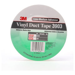 3M Vinyl Duct Tape 3903 White 2″ × 50 yd 6.5 mil 2 Individually Wrapped Conveniently Packaged - Best Tool & Supply