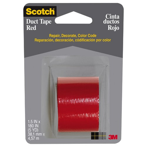 3M Red Duct Tape 1005-RED-CD 1.5″ × 5 yd 12/cs - Best Tool & Supply