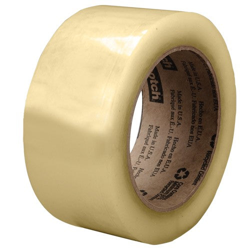 Scotch Recycled Corrugate Box Sealing Tape 3071 Clear 72 mm × 100 m - Best Tool & Supply