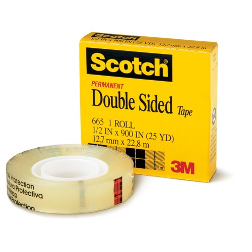 Scotch Double Sided Tape 665 1″ × 1296″ Boxed - Best Tool & Supply