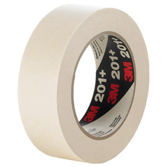 3M General Use Masking Tape 201+ Tan 24 mm × 55 m 4.4 mil Individually Wrapped Conveniently Packaged - Best Tool & Supply