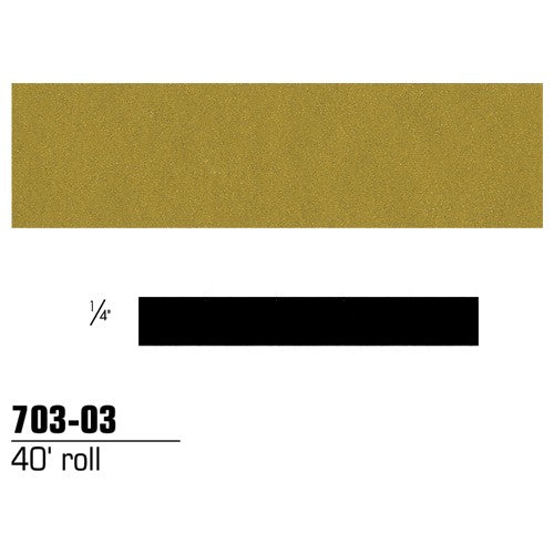 1/4 in × 40 ft 3M™ Scotchcal™ Striping Ta Gold Metallic Alt Mfg # 70303 - Best Tool & Supply