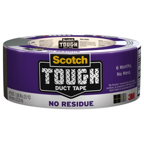 3M No Residue Duct Tape 2425 1.88″ × 25 yd (48 mm × 22.8 m) - Best Tool & Supply