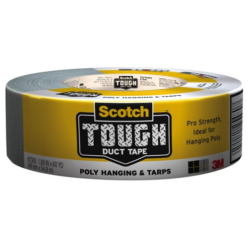 3M Poly & Tarps Duct Tape 2360-C 1.88″ × 60 yd (48.0 mm × 54.8 m) - Best Tool & Supply