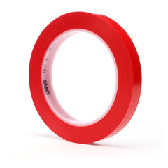 3M Vinyl Tape 471 Red 1/2″ × 36 yd 5.2 mil - Best Tool & Supply